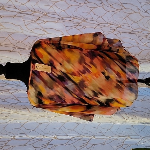 NWT NY Collection Women's Abstract Gemstone Blouse - Picture 6 of 13